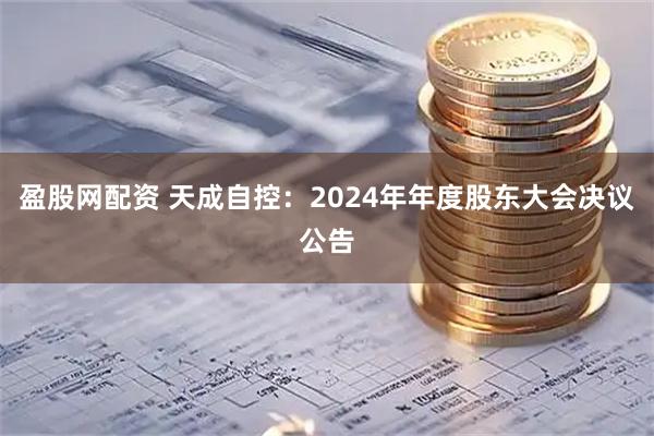 盈股网配资 天成自控：2024年年度股东大会决议公告